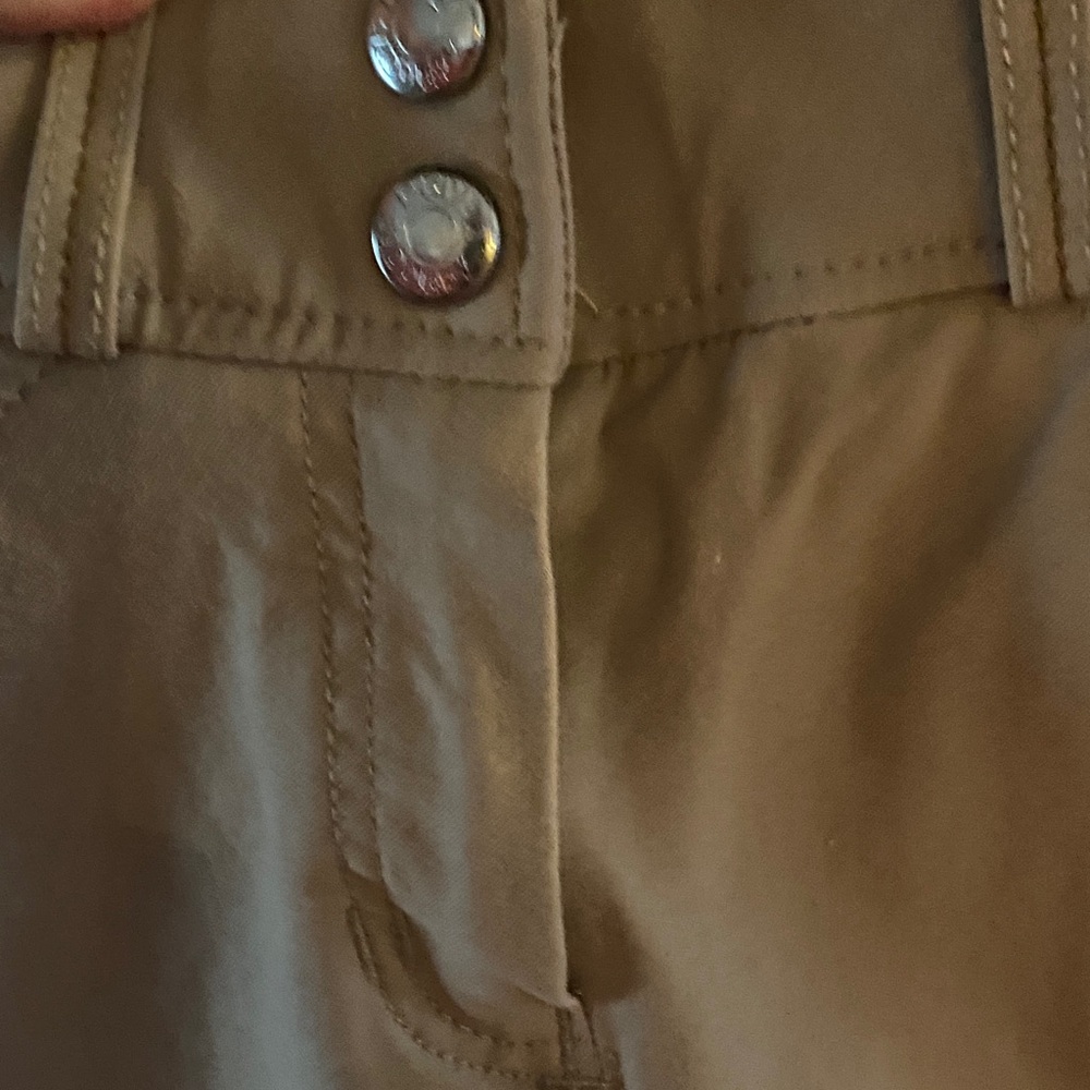Girls Riding Breeches in Tan with Knee Patches - Picture 6 of 11